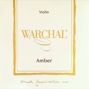 Warchal Amber violin string set with ball end E