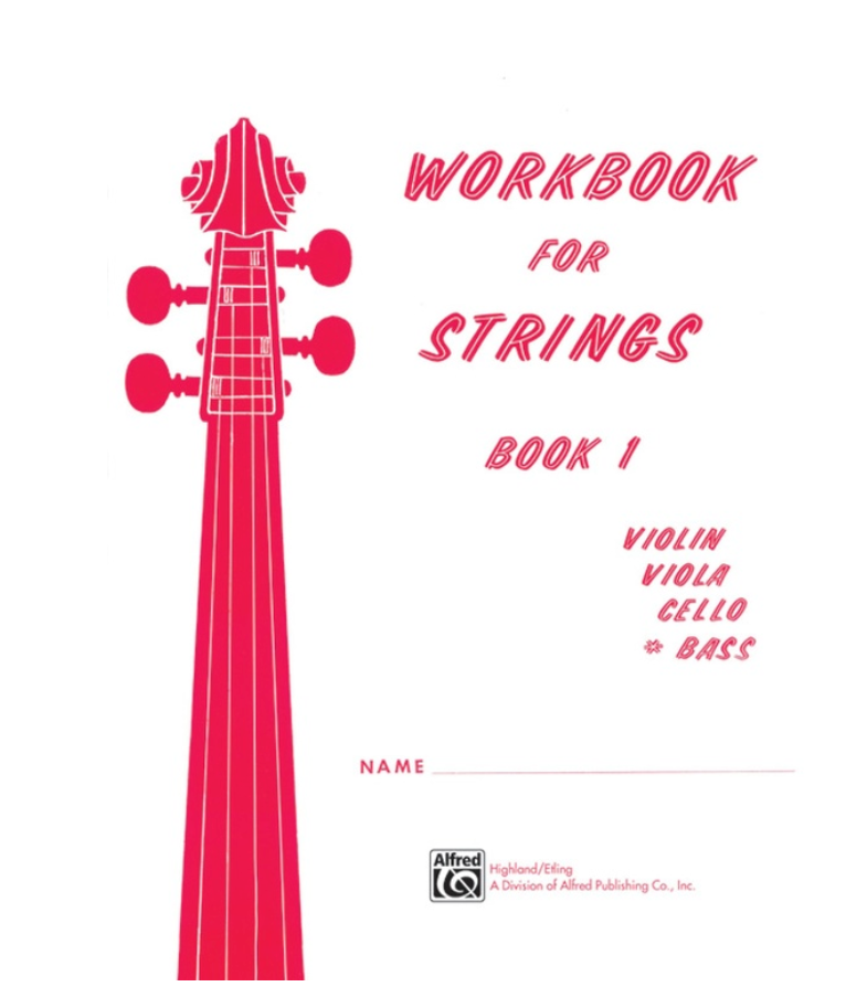 Alfred Publishing Workbook for Strings, Book 1