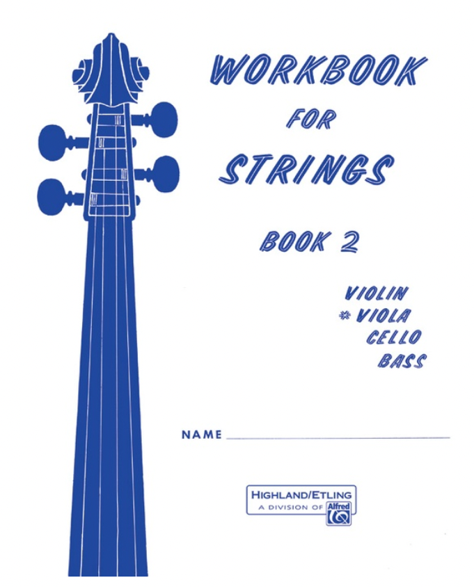 Alfred Publishing Workbook for Strings, Book 2