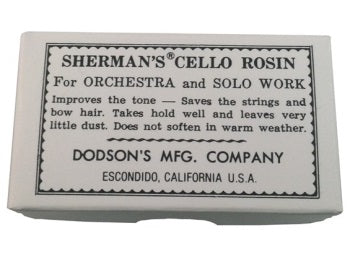 Sherman cello rosin