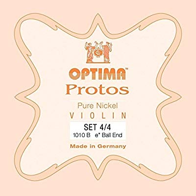 Optima Protos Violin string set, 1/4. Ball E1.