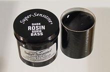 Super-Sensitive bass rosin, dark