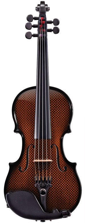 Glasser AE 5-String Acoustic/Electric Violin Orange Front
