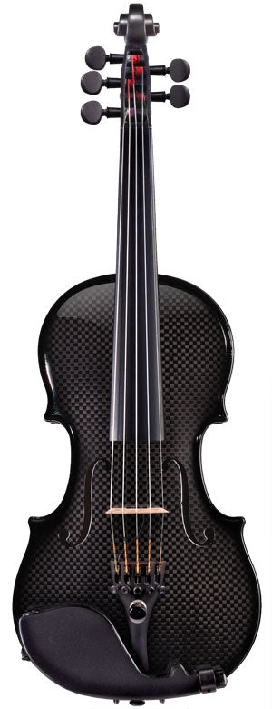 Glasser AE 5-String Acoustic/Electric Violin Black Front