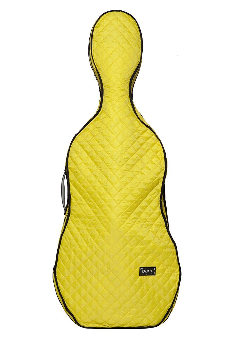 BAM hoody for hightech cello case yellow