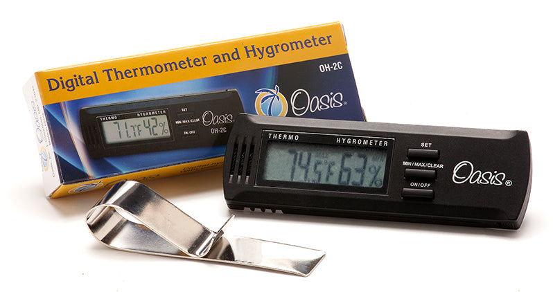 Oasis Digital Thermometer & Hygrometer