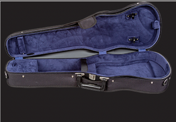 Bobelock Wooden Shaped Violin Case, Velour interior w/ Suspension (B1007LS)