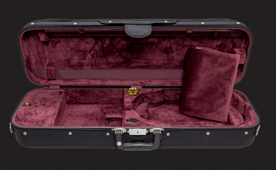 Bobelock Wooden Oblong Violin Case w/Suspension (B1002LS)