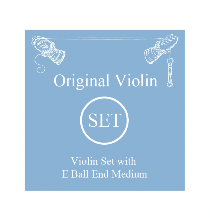 Larsen Violin steel E, aluminum A & D String Set, Ball or Loop End
