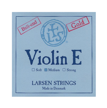 Larsen Violin E ball, gold String