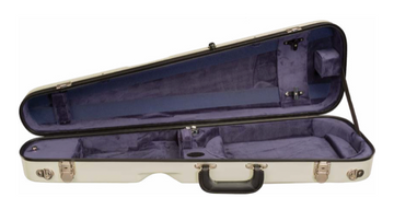Howard Core Fiberglass Arrow Suspension Violin Case (B1027FBLS)