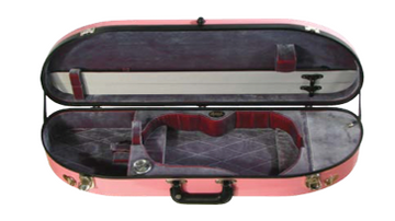 Howard Core Fiberglass Half-Moon Suspension Violin Case (B1047FBVS)