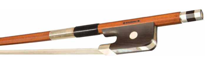 W. E. Dörfler Silver-mounted octagon 1-star french bass bow (3020A-FRENCH)