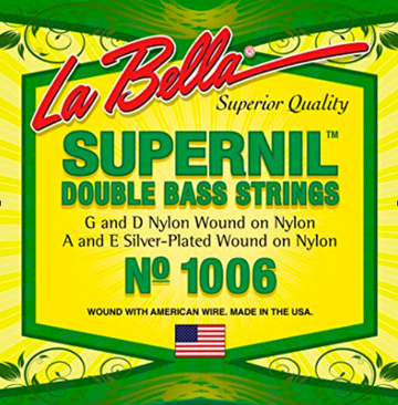 La Bella Supernil Bass C High. Solid nylon String