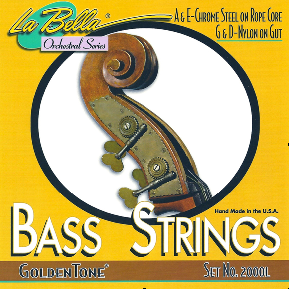La Bella Bass Low C Silver-plated Extended scale String