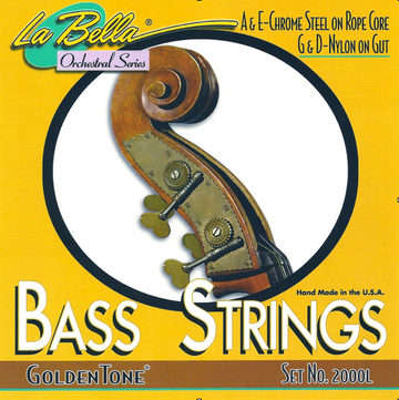La Bella Bass Low C Silver-plated String