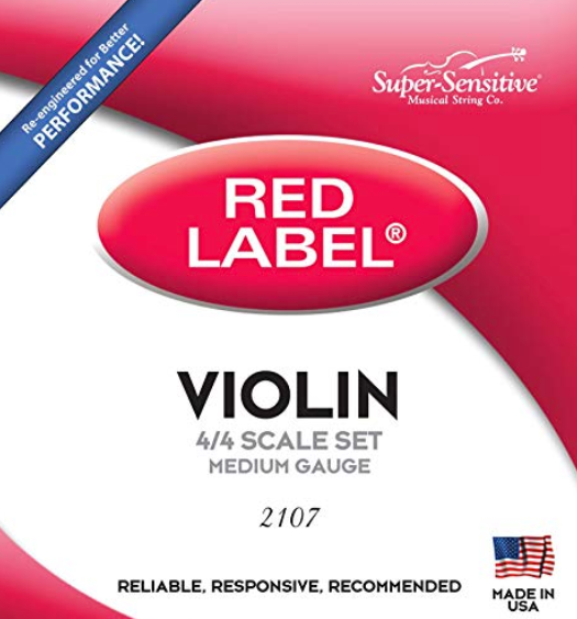 Red Label Violin E** Nickel flatwound - 4/4 medium only String