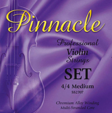 Pinnacle Violin 4/4 Medium D Chromium alloy String