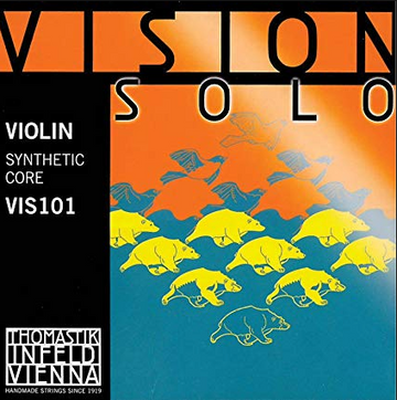 VisionTM Solo Violin D Synthetic core, aluminum wound string