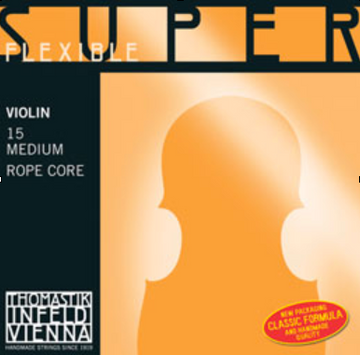 Superflexible (Ropecore) Violin D Chrome wound string