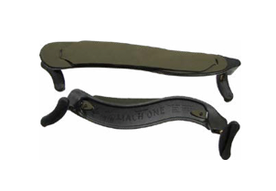 Mach One plastic shoulder rest. 4/4 - 3/4 violin adjustable removable leather strap