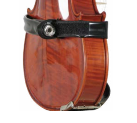The Band cello pickup system w/ velcro straps