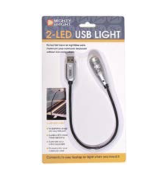 Mighty Bright USB 2-LED lamp